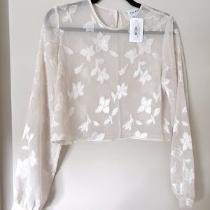 Stunning NEW sheer topper ✨